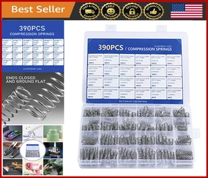 390 Pc Compression Springs Kit - 24 Sizes Stainless Steel for Repairs - Picture 1 of 7