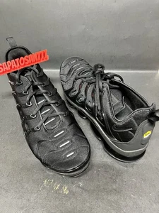 NIKE AIR VAPOR MAX PLUS 924453-004 DREIFACH SCHWARZ B-WARE GRÖSSE 14 - Bild 1 von 7