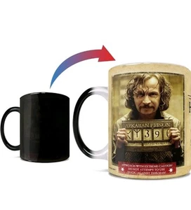 TAZA DE CAMBIO DE CALOR NEGRA SIRIUS DE Harry Potter ¿has visto a este mago? -Taza de café - Imagen 1 de 22