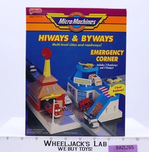 Micro Máquinas Esquina de Emergencia Hiways & Byways 1990 Galoob De Colección NUEVO SIN USAR, EN CAJA - Imagen 1 de 6