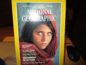 National Geographic Magazine June 1985 Back Issue Afghan Girl vol 167 no. 6 VG++ - Imagen 1 de 11