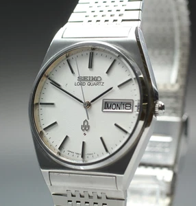 [Exc+5] Vintage Seiko Lord Quartz 7853-8000 Silver Dial Men's Quartz Watch JAPAN - Picture 1 of 10