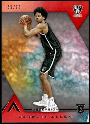 2017-18 Panini Ascension #129a Jarrett Allen Red #/75 Rookie E1 - Image 1 of 2