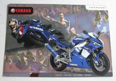 YAMAHA SUPERSPORT Motorcycle Sales Brochure 2001 Australian Market #LIT-SUPER-01 - Image 1 of 4