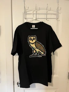 October’s Very Own OVO Christmas Holiday Bubble Owl Logo Black T-Shirt Size 2XL - Bild 1 von 3