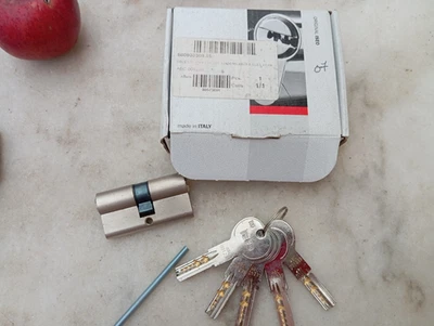 NEUF CYLINDRE DE SECURITE DE SERRURE DE PORTE ISEO 30 X 30 - Photo 1/4