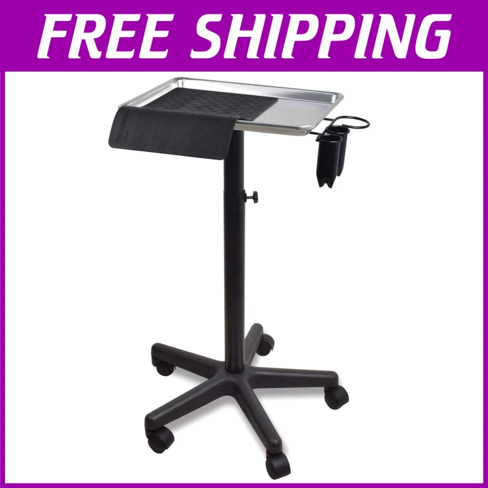 Premium Aluminum Instrument Salon Tray W/accessory Caddy Tattoo Silver