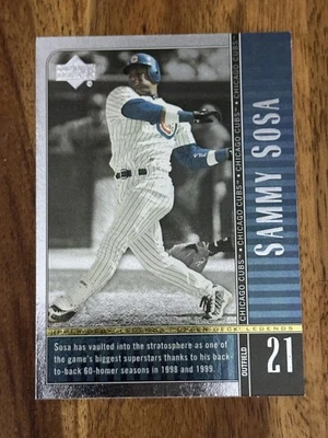 2000 Upper Deck Legends - Sammy Sosa #19 - Image 1 of 2