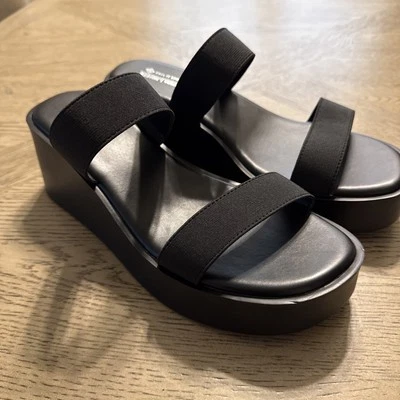 Call It Spring Women's Feliciia Wedge Sandal 11 Black Multi - Image 1 of 4