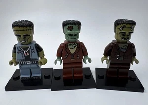 LEGO Minifigure LOT of 3 Frankenstein Monster Fighters Rocker Minifigs - Picture 1 of 3
