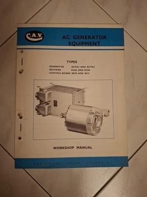 LUCAS C.A.V. -AC GENERATOR EQUIPMENT TYPES - AC724-2 AND AC724-5 RECTIFER RUS5/6 - Immagine 1 di 4