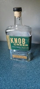 Leere 750ml Knob Creek Single Barrel Select Rye Whiskey Flasche - Bild 1 von 3