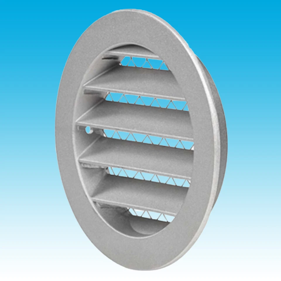 Circular Aluminium Louvre Grille, Metal Ducting, Flexible Duct, Extractor Fans - Image 1 of 1