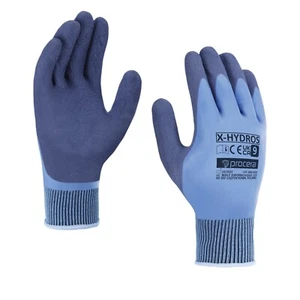 12x Guanti da Lavoro Impermeabili Rivestimento in Lattice Qualità Professionale Tg 9-10 - Foto 1 di 3