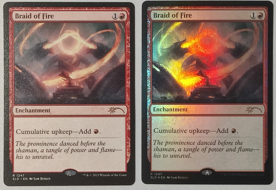 MTG Secret Lair Braid of Fire #1247 -SLD Sam Burley [UPick Foil/Reg] - Image 1 of 1