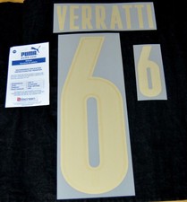 Official Italy Verratti 6 2020/2021 Football Name/Number Set Player Size Home