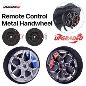 DUMBORC Remote Control Metal Handwheel Steering Wheel for Flysky RC Transmitter - Picture 1 of 12