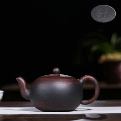 handmade tea pot marked purple clay yixing zisha master pot Chinese kungfu pots - Image 1 of 4