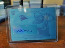 Armanti Edwards RC 2010 Topps #41 Rookie Autograph 1/1 cyan print plate - 1 of 1