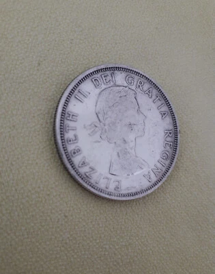 DOLLARO CANADESE D'ARGENTO 800 - CENTENARIO 1964 CHARLOTTETOWN & QUEBEC (GR. 23) - Immagine 1 di 4