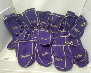 Crown Royal Beutel Großpackung 30 Stück, authentisch, 750 ml 9" lila mit Kordelzugbeutel - Bild 1 von 7