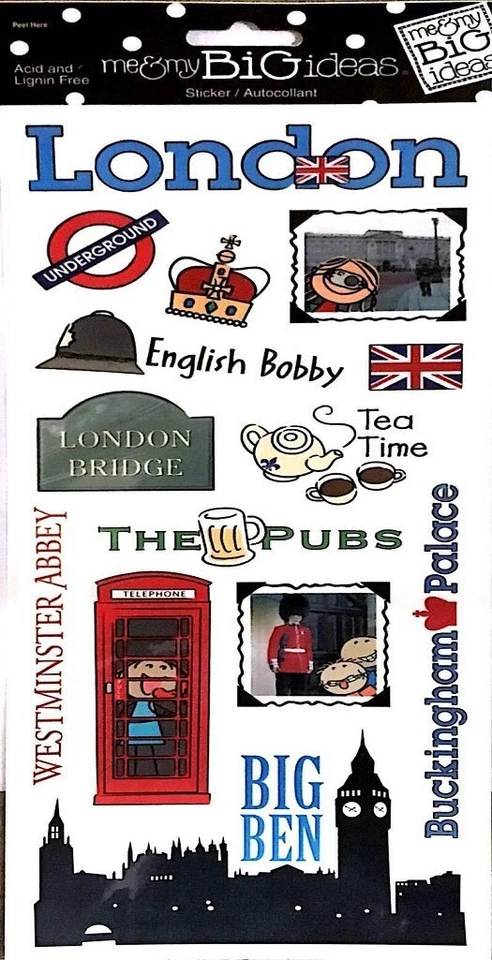 Me And My Big Ideas Stickers London Packaged - Image 1 of 1