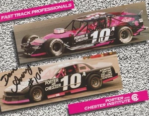 1990's Dan Avery signed Porter Chester Institute Modified Late Model Hero Card - Picture 1 of 2