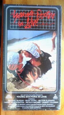 New YOUNG DOCTORS IN LOVE VHS Dabney Coleman, Sean Young, Michael McKean - Image 1 of 2