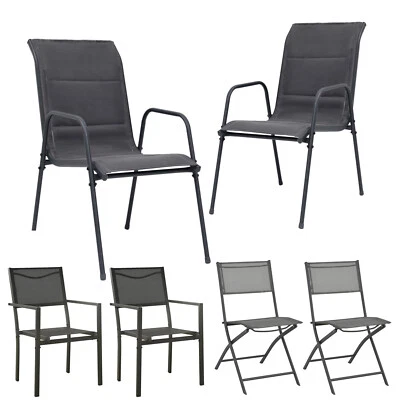 2x Gartenstühle Gartenstuhl Balkonstuhl Gartensessel Terassenstühle Balkonstühle - Bild 1 von 4