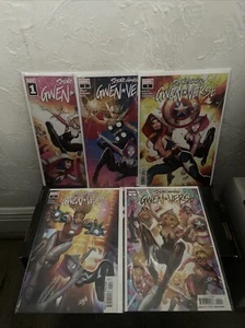 Spider-Gwen Gwenverse - #1-5 Complete Series Lot - Marvel Comics Collection - Picture 1 of 1