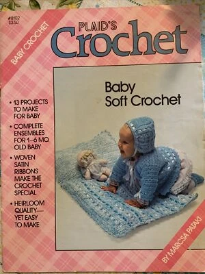 Plaid’s Crochet Baby Soft Crochet By Marcsa Pataki 1986. - Image 1 of 4