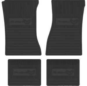 70 71 72 73 74 PONTIAC FIREBIRD T/A FORMULA BLACK RUBBER 4 PIECE FLOOR MATS SET - Bild 1 von 1