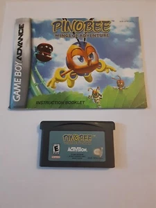 Carro avanzado Pinobee: Wings of Adventure GameBoy y manual solamente, auténtico OEM - Imagen 1 de 5