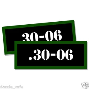 30-06 Ammo Can 2x Labels for Ammunition Case 3"x1.15" stickers decals 2pack - Picture 1 of 1