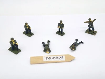 Airfix German Soldiers Painted - OO - Poor Condition (see description) - Image 1 of 4