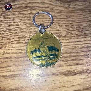 Vintage Keychain - Serenity By the Sea, 1987 Santa Barbara Convention - Picture 1 of 2