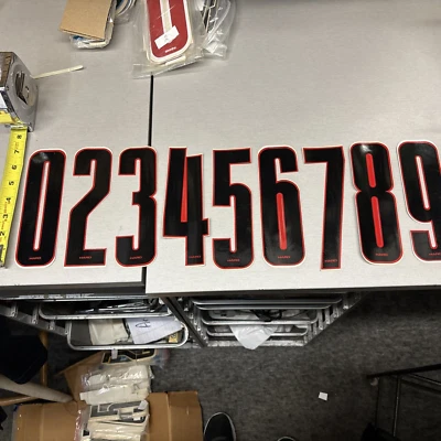 NOS HARO 体育场编号 0、2、3、4、5、6、7、8、9 BMX 面板老式自由风格比赛 — 第 1/4 张图片