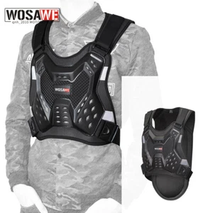 WOSAWE Hombres Cuerpo Blindado de Motocicleta Chaleco Chaqueta Columna Pecho Equipo Deportivo Protección - Imagen 1 de 12