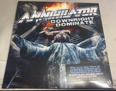 ANNIHILATOR - ´´DOWNRIGHT DOMINATE´´ - RARE SPEED METAL   7´´ CLEAR VINYL - Bild 1 von 2