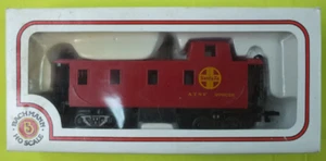 BACHMANN HO SCALE ATSF CABOOSE TRAIN RAIL ROAD - Picture 1 of 5