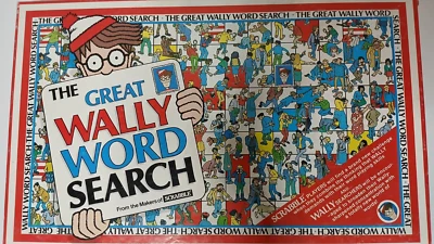 Vintage Wheres Wally Word Search 1991 Vintage Scrabble Board Game Vtg Word Game - Image 1 of 4