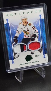 ⭐️ Jonathan Toews 2022-23 Artifacts Dual Patch /65 Blackhawks ⭐️