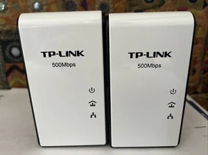 TP-LINK TL-PA511KIT AV500 Powerline Adapter Kit Ethernet over Power Lot Of 2 - Picture 1 of 3