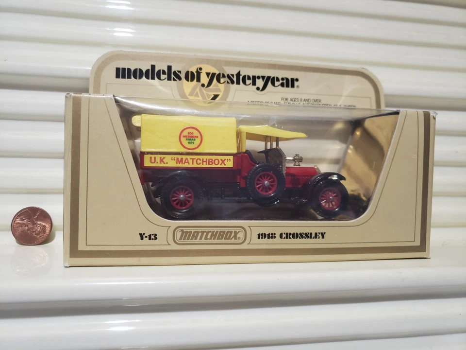 Lesney Matchbox Models of Yesteryear Y13C UK MATCHBOX 1918 Crossley RAF Tender  - Image 1 of 4