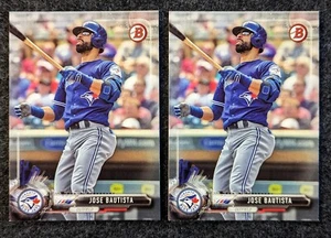 JOSE BAUTISTA 2017 Bowman #10 - Lot of 2 - Picture 1 of 2
