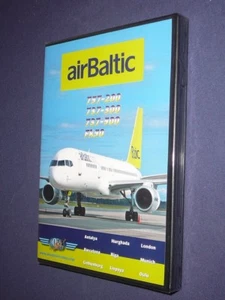 JUST PLANES COCKPIT VIDEO DVD :     AIR  BALTIC   ( Latvia )        new & sealed - Picture 1 of 2