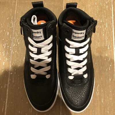 Size US 8W - Superdry Mid-cut Sneakers with Side Zippers - Image 1 of 4