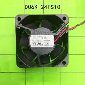 Nidec Fan New D06K-24TS10 24VDC 0.10A 60X60X25mm Multi-Speed Server Cooling Fan - Picture 1 of 9