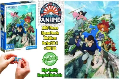 Puzzle Anime Collection Lupin the 3rd Italian Adventure 1.000 Pezzi Clementoni - Immagine 1 di 4