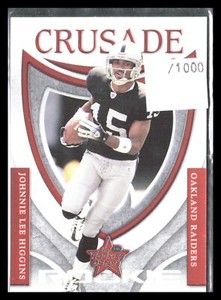 Johnnie Lee Higgins 2007 Leaf Rookies & Stars #RC-25    Rookie Crusade Red